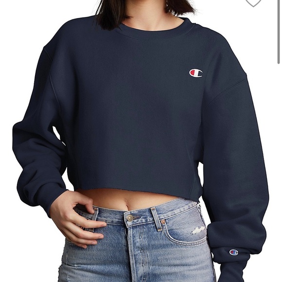 Bleach tie dyed cropped champion crew neck - Picture 2 of 4